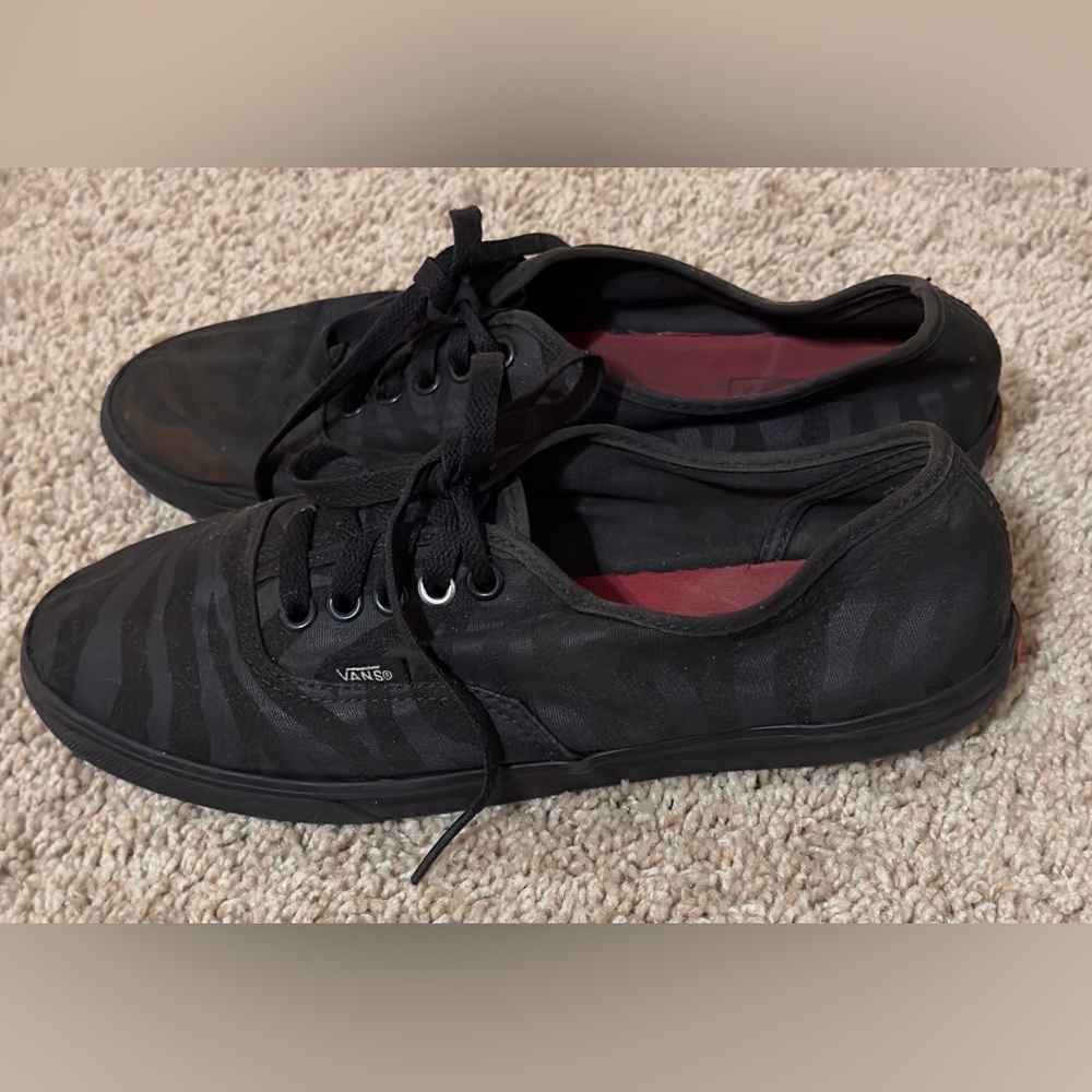 Black Vans (Still in good condition)